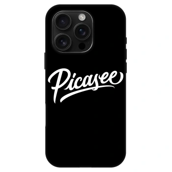 Szilikon tok erre a típusra Apple iPhone 16 Pro - Picasee - old logo - white