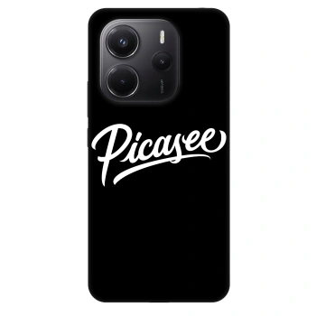 Szilikon tok erre a típusra Xiaomi Redmi Note 14 4G - Picasee - old logo - white