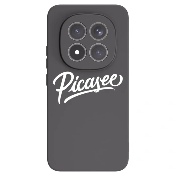 Picasee fekete szilikon tok az alábbi mobiltelefonokra Xiaomi Redmi Note 15 Pro+ - Picasee - old logo - white