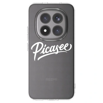 Picasee átlátszó szilikon tok az alábbi mobiltelefonokra Xiaomi Redmi Note 15 Pro+ - Picasee - old logo - white