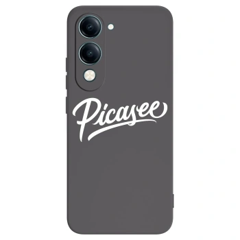 Picasee fekete szilikon tok az alábbi mobiltelefonokra Vivo Y29s 5G - Picasee - old logo - white