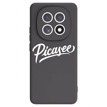 Picasee fekete szilikon tok az alábbi mobiltelefonokra Xiaomi Redmi Note 15 - Picasee - old logo - white