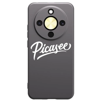 Picasee fekete szilikon tok az alábbi mobiltelefonokra Honor Magic8 Lite 5G - Picasee - old logo - white