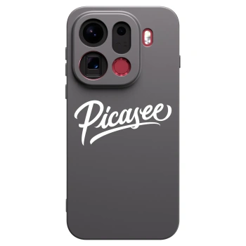 Picasee fekete szilikon tok az alábbi mobiltelefonokra OPPO Find X9 Pro - Picasee - old logo - white
