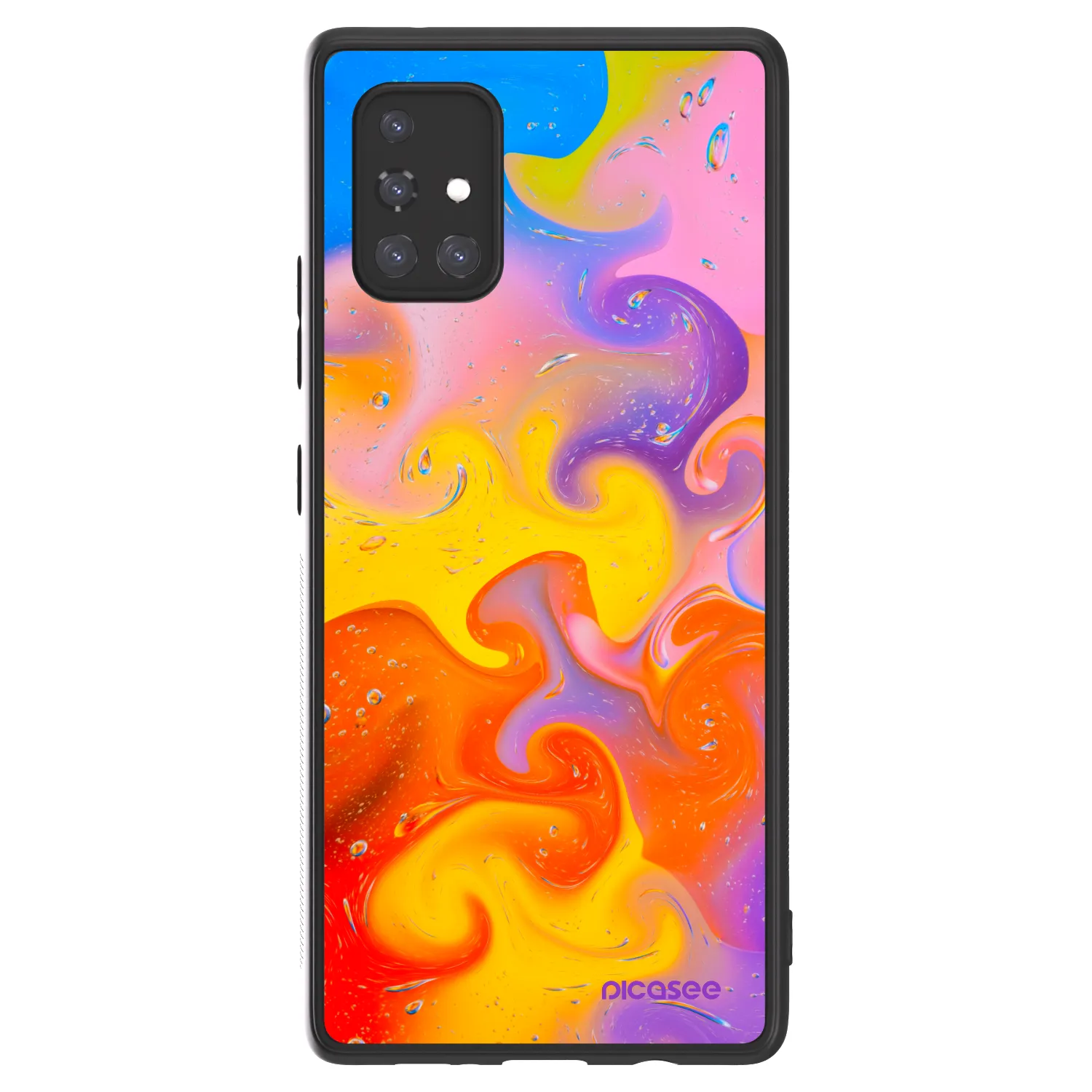 Picasee ULTIMATE CASE Samsung Galaxy A71 A715F - készülékre - Bubbles