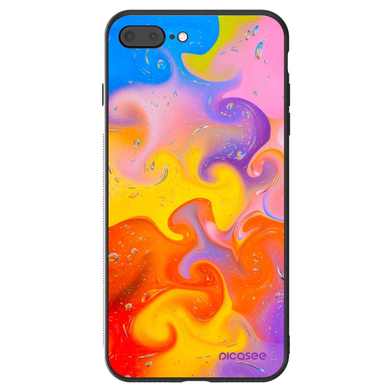 Picasee ULTIMATE CASE Apple iPhone 7 Plus - készülékre - Bubbles