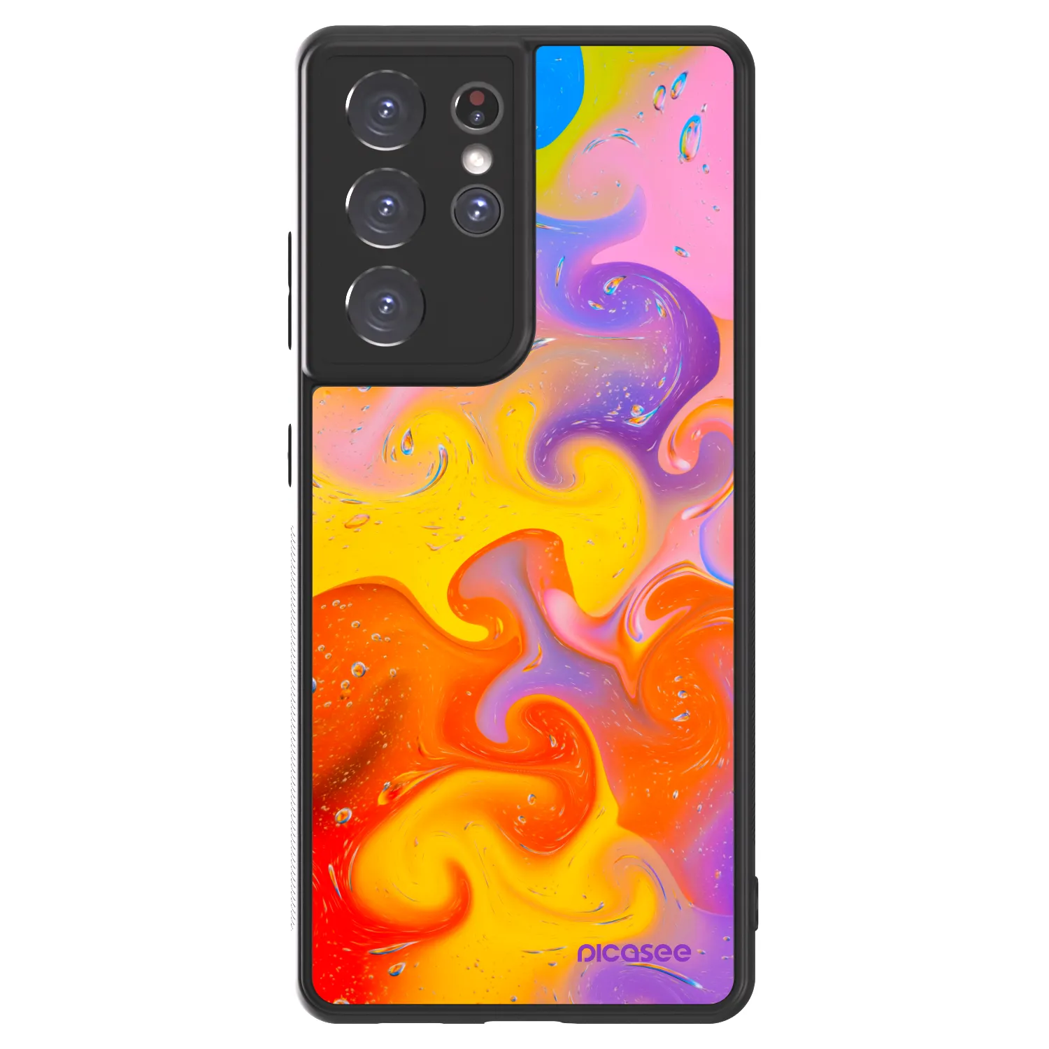 Picasee ULTIMATE CASE Samsung Galaxy S21 Ultra 5G G998B - készülékre - Bubbles