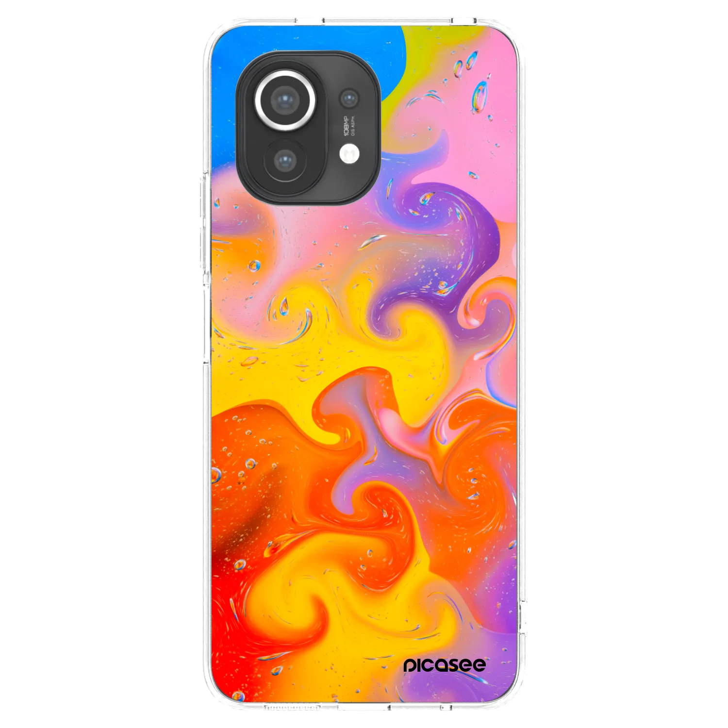 Picasee átlátszó szilikon tok az alábbi mobiltelefonokra Xiaomi Mi 11 - Bubbles