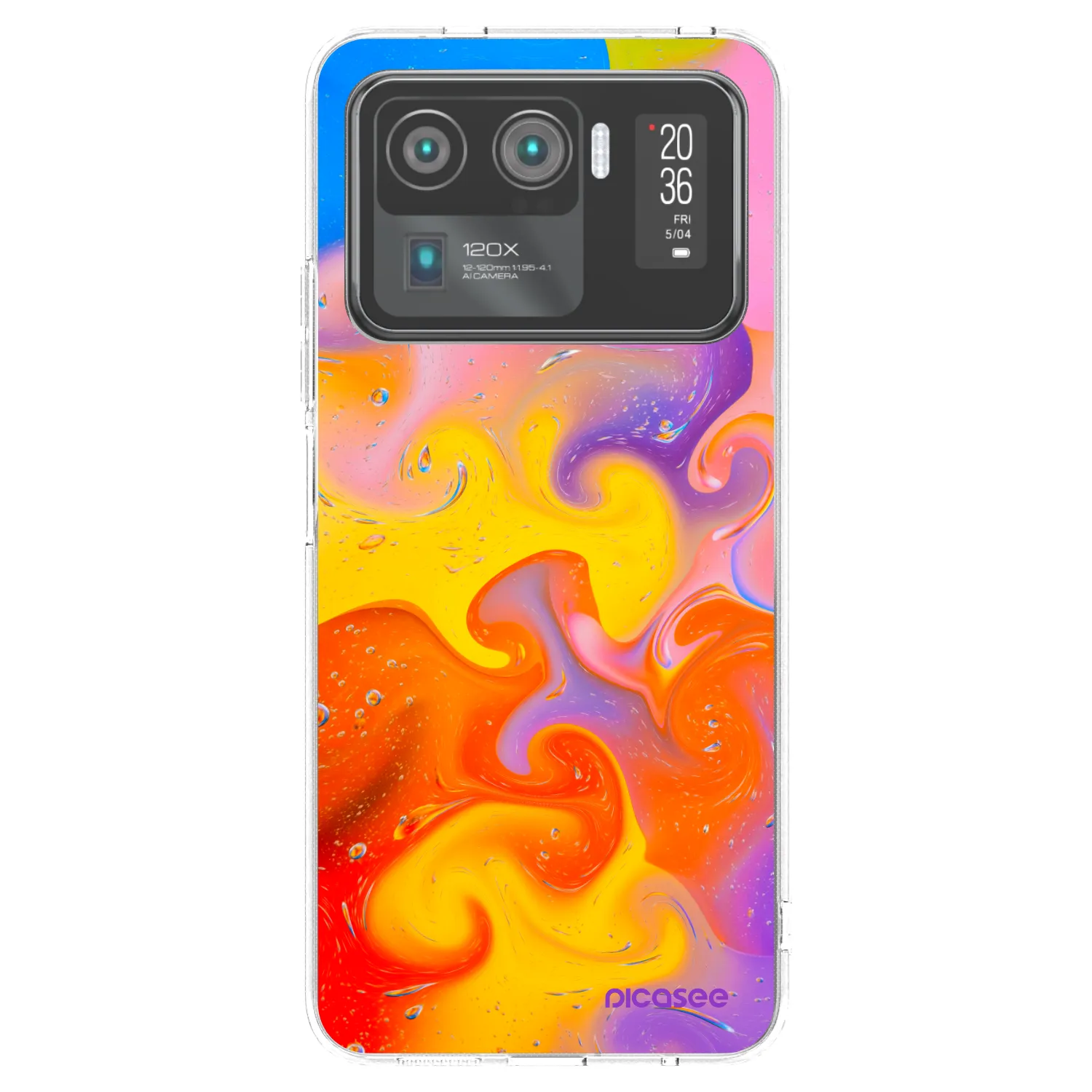 Picasee átlátszó szilikon tok az alábbi mobiltelefonokra Xiaomi Mi 11 Ultra - Bubbles