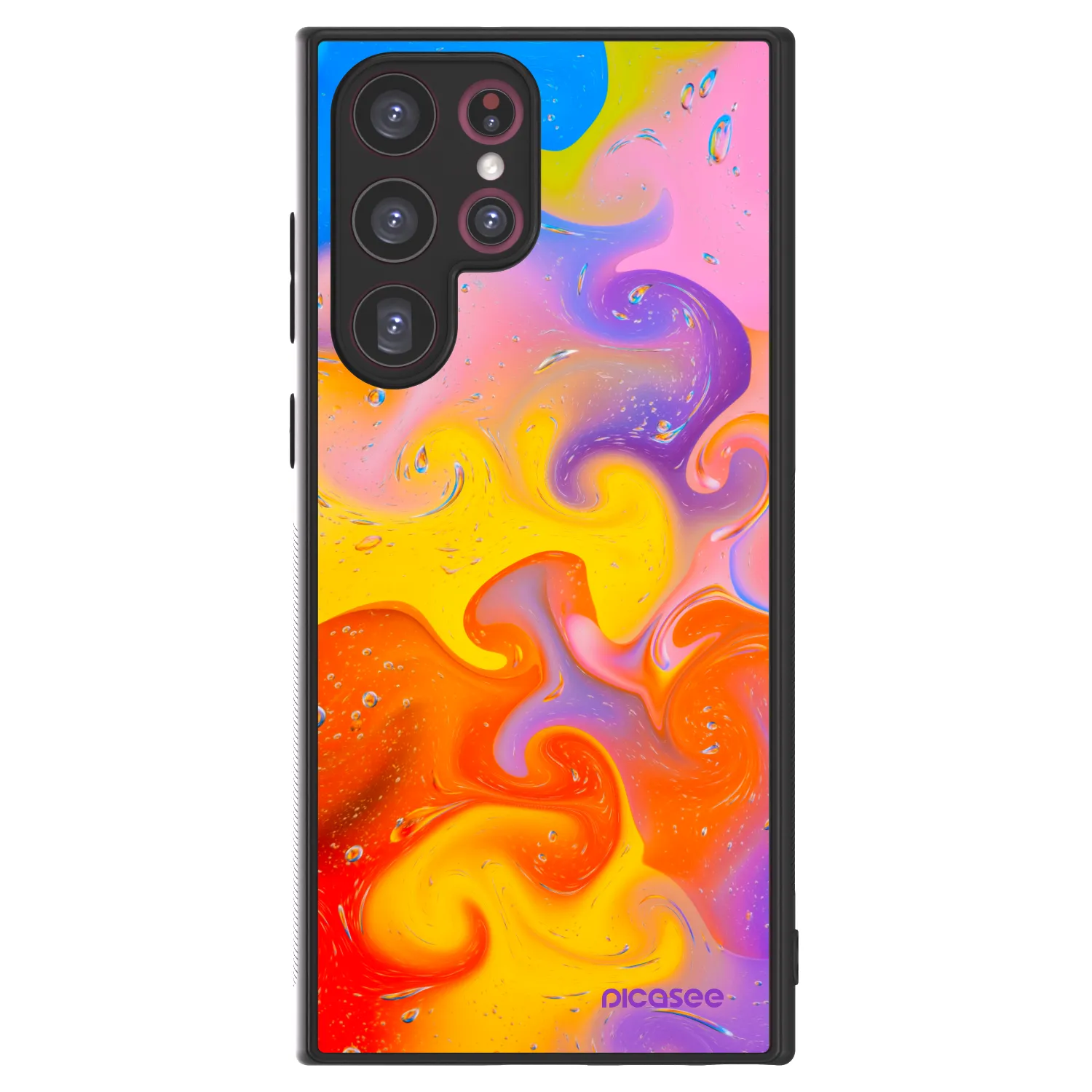 Picasee ULTIMATE CASE Samsung Galaxy S22 Ultra 5G - készülékre - Bubbles