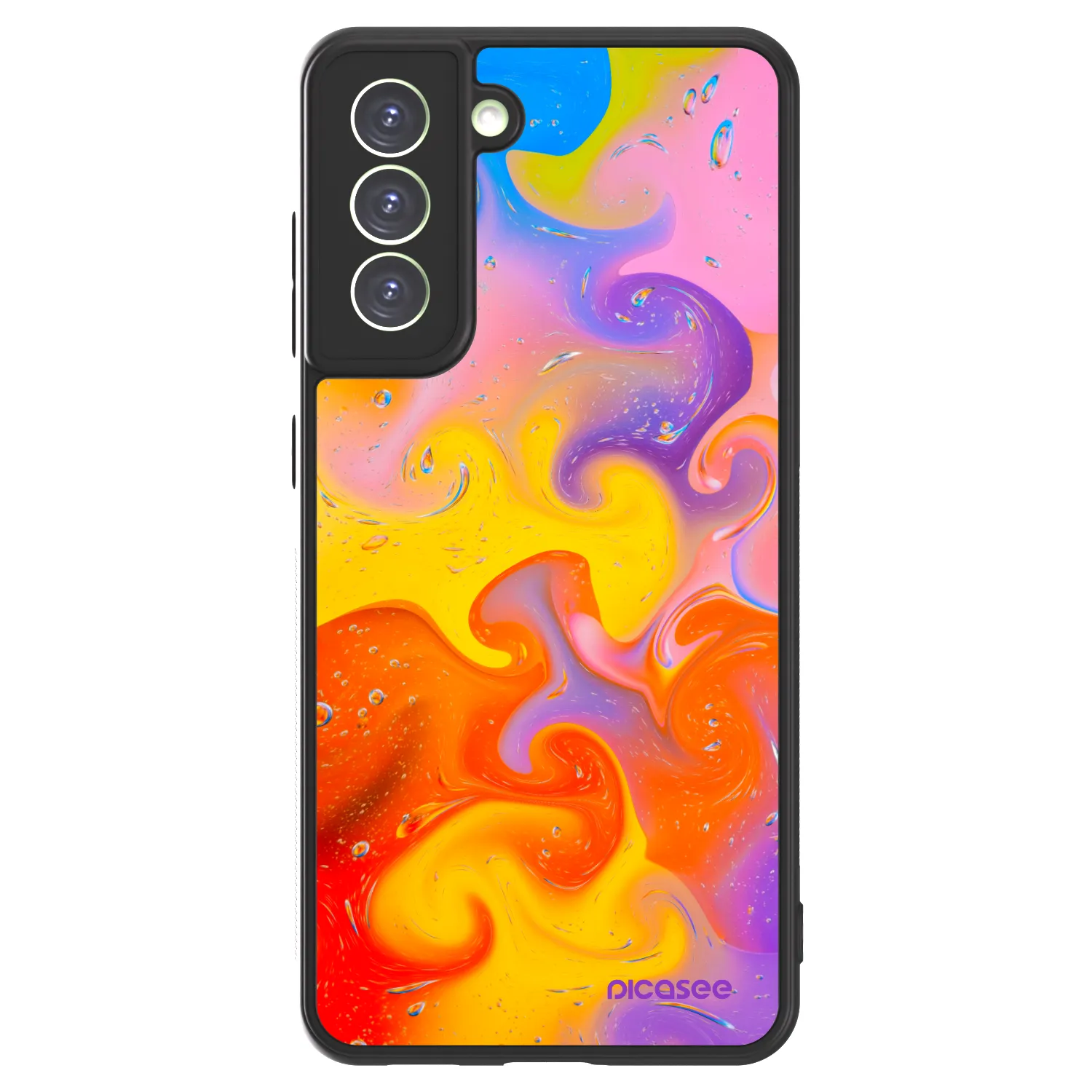 Picasee ULTIMATE CASE PowerShare Samsung Galaxy S21 FE 5G - készülékre - Bubbles