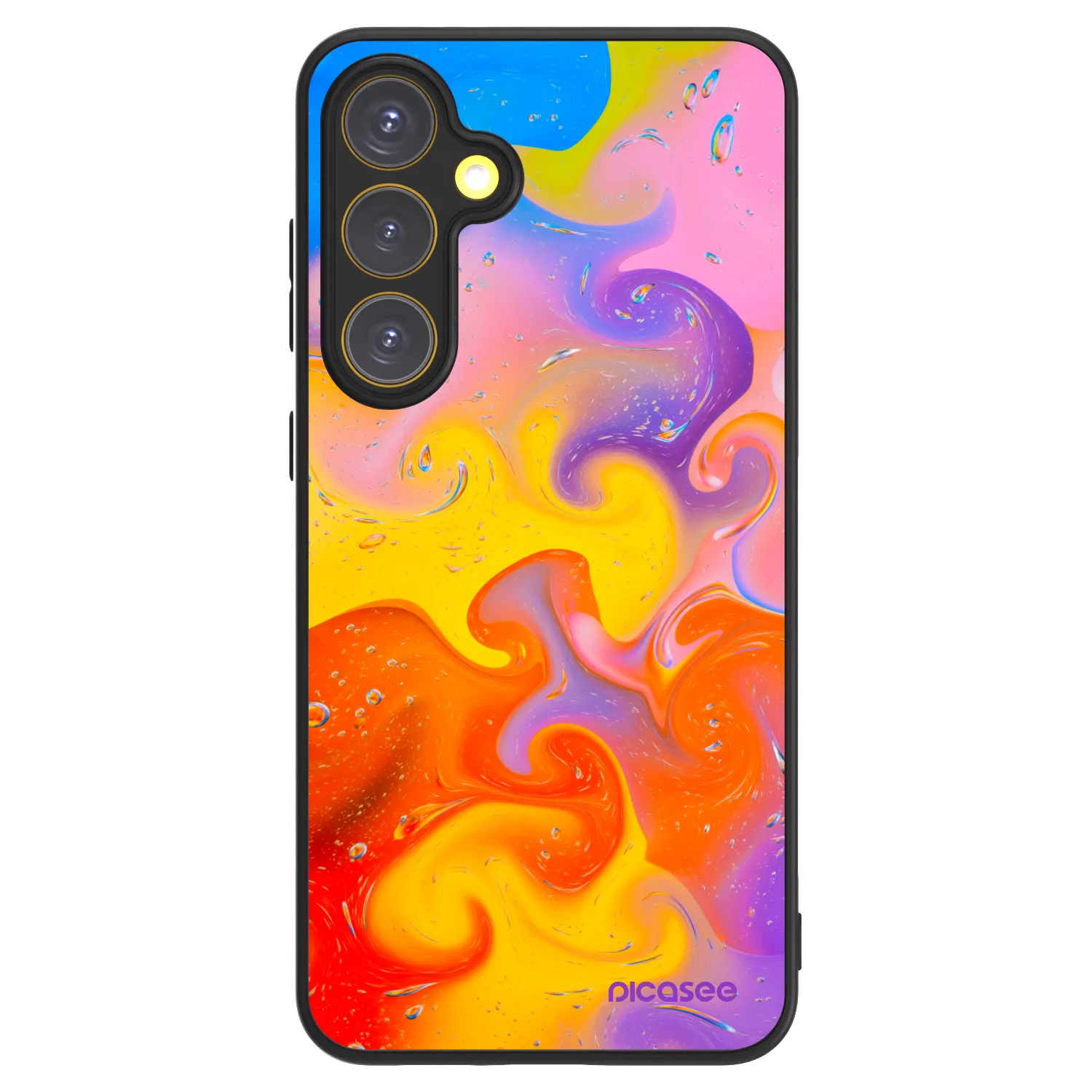 Picasee ULTIMATE CASE PowerShare Samsung Galaxy S24 FE S721B - készülékre - Bubbles