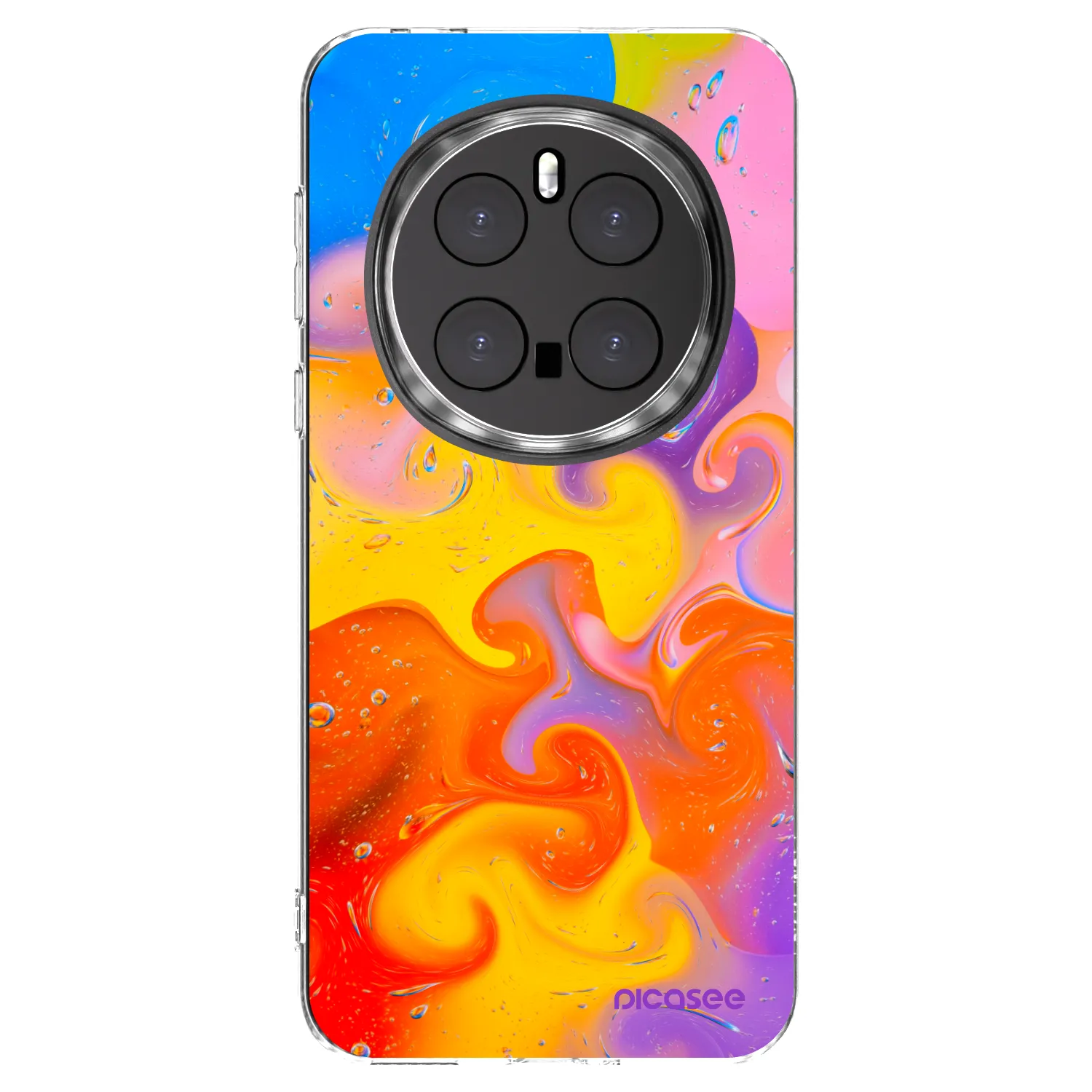 Picasee átlátszó szilikon tok az alábbi mobiltelefonokra Honor Magic7 Pro 5G - Bubbles