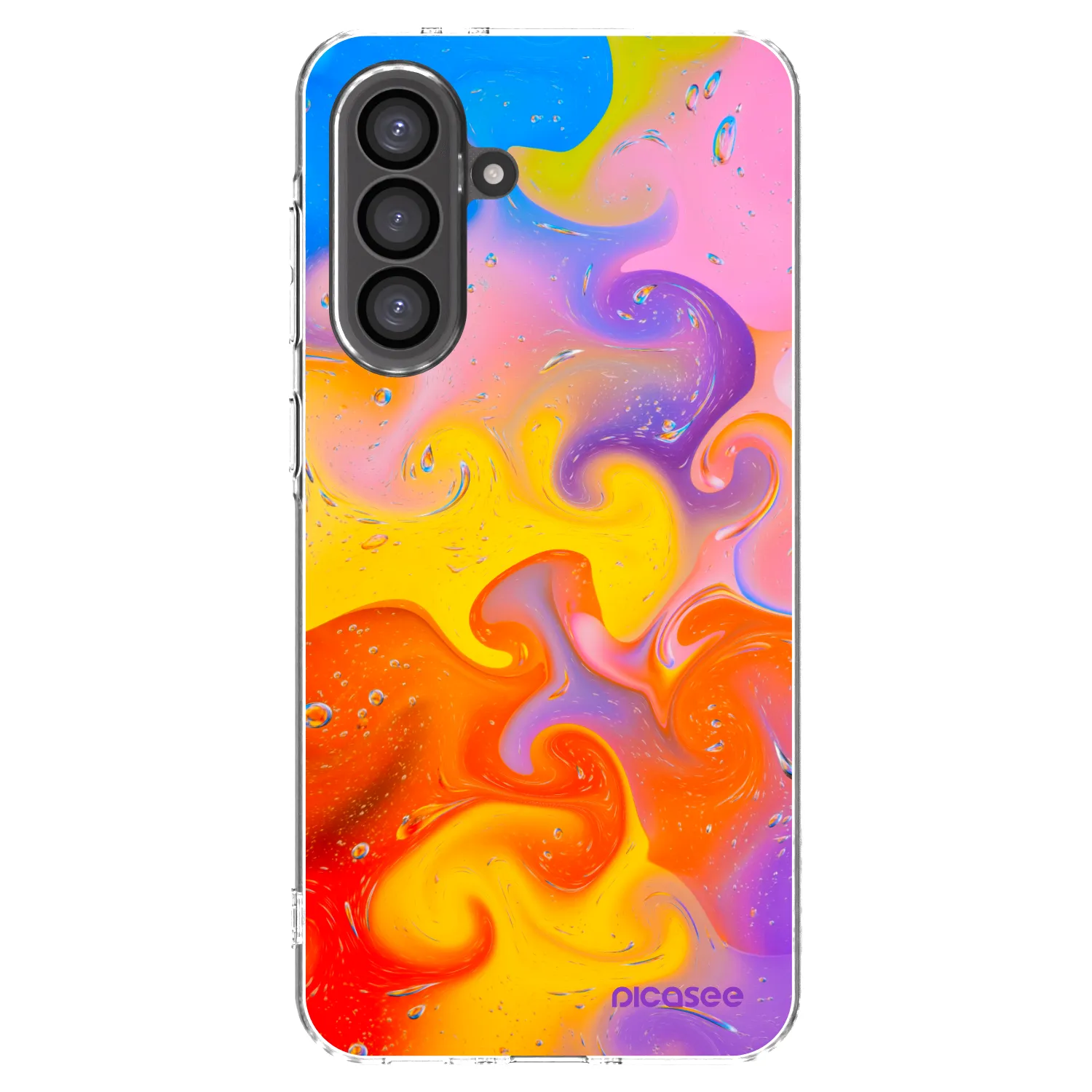 Picasee átlátszó szilikon tok az alábbi mobiltelefonokra Samsung Galaxy A36 5G - Bubbles
