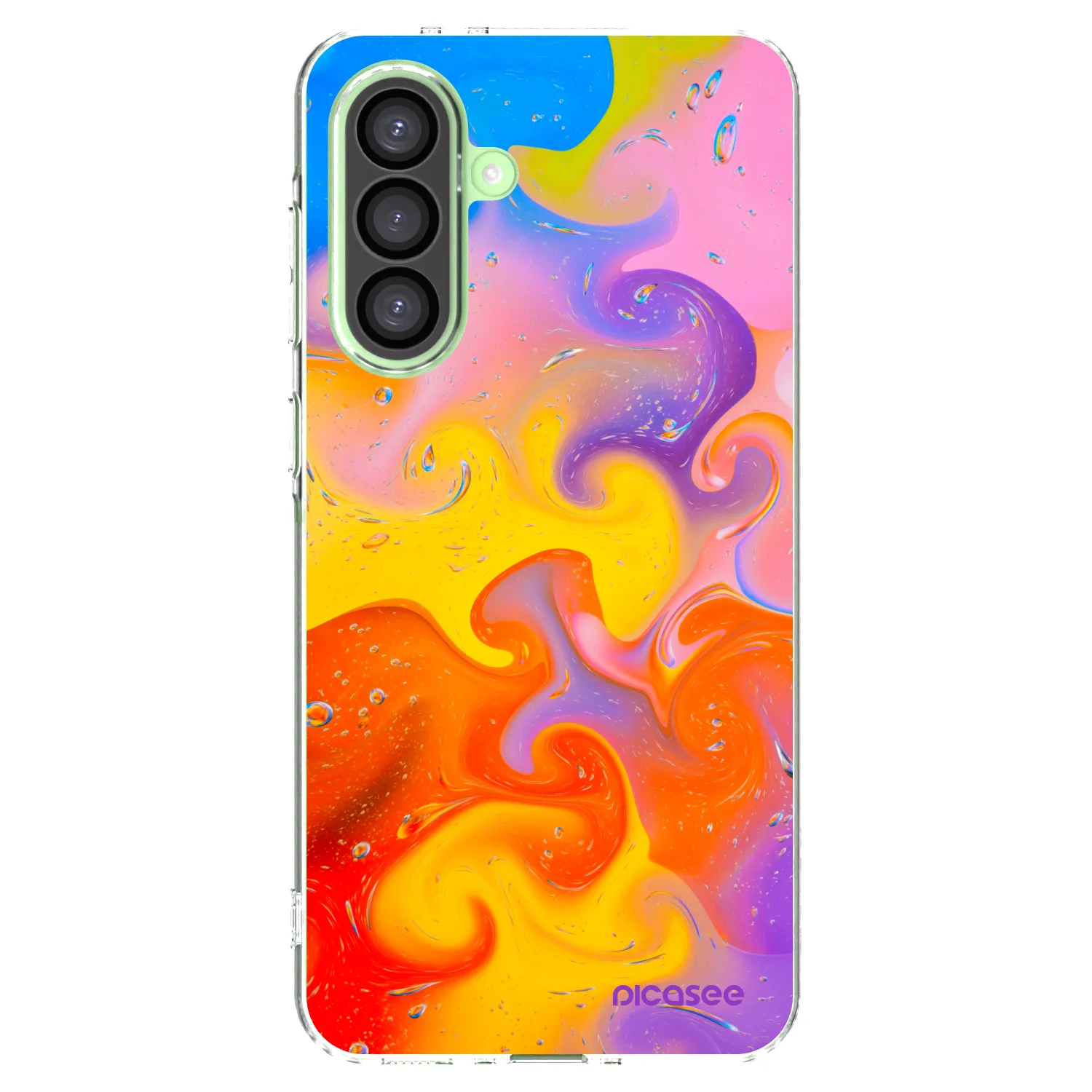 Picasee átlátszó szilikon tok az alábbi mobiltelefonokra Samsung Galaxy A26 5G A266B - Bubbles