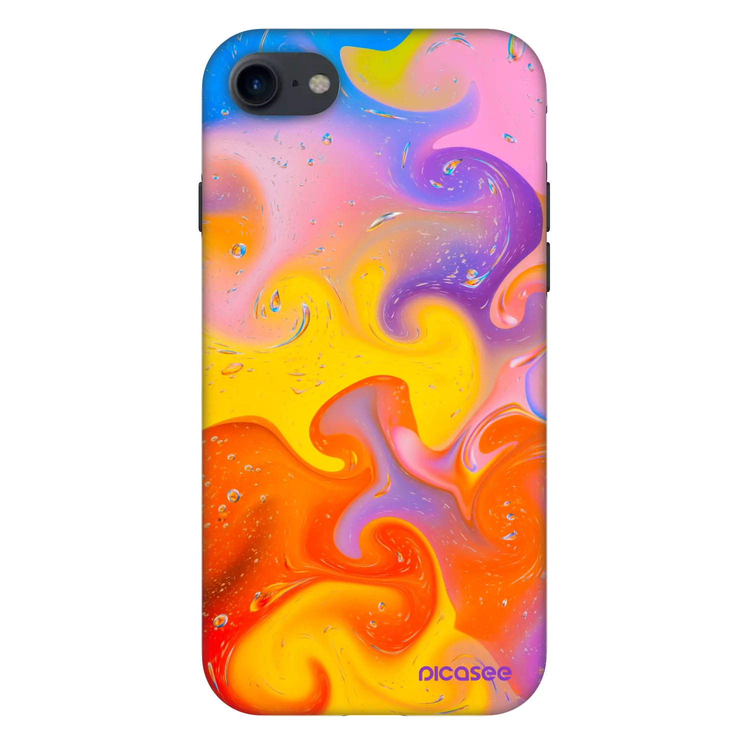 Picasee Fashion Case Apple iPhone 8 - Bubbles
