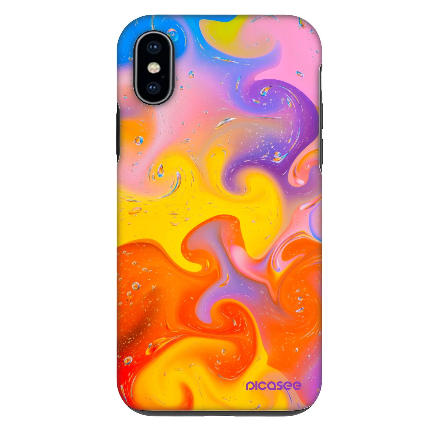 Picasee Fashion Case Apple iPhone X/XS - Bubbles