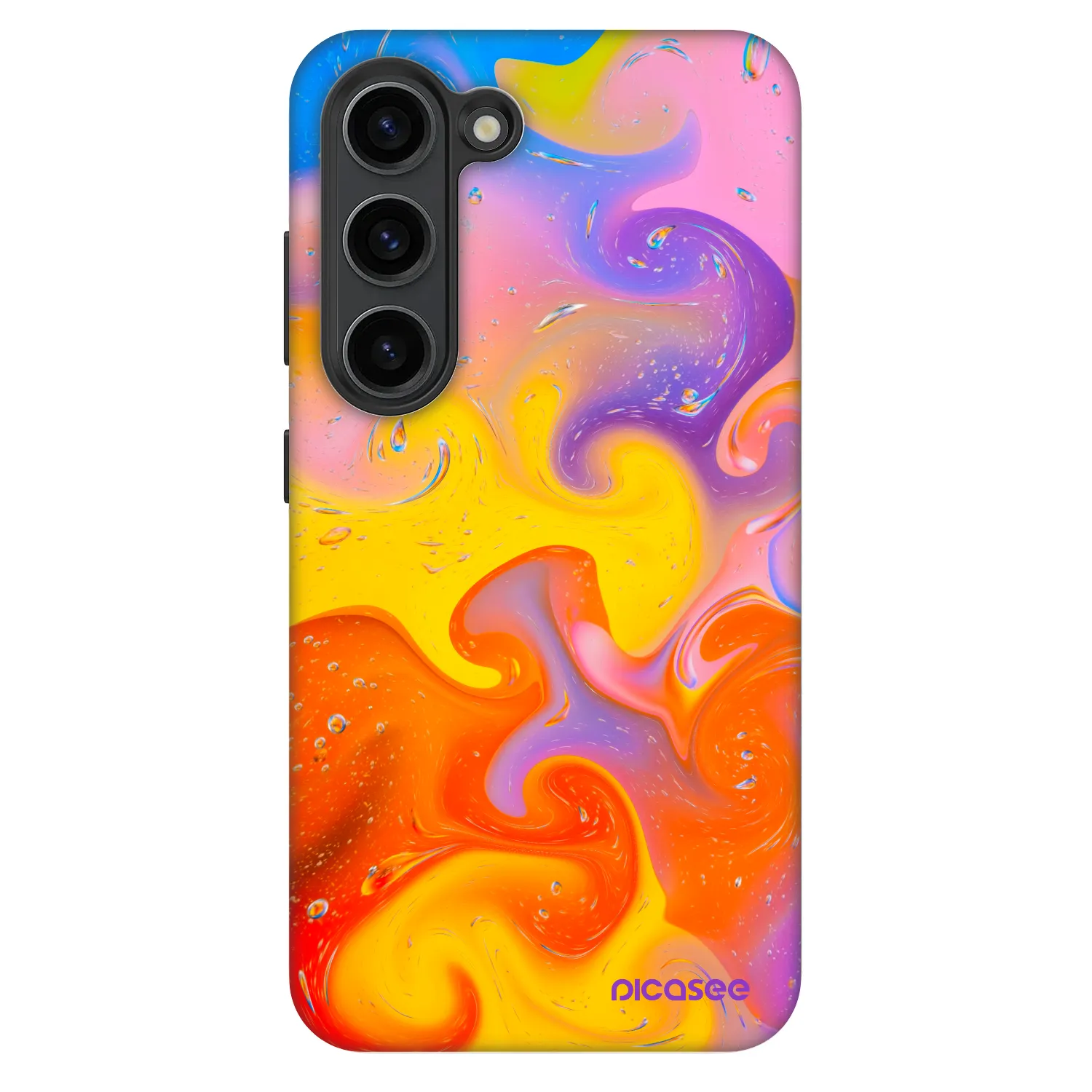 Picasee Fashion Case Samsung Galaxy S23 5G - Bubbles