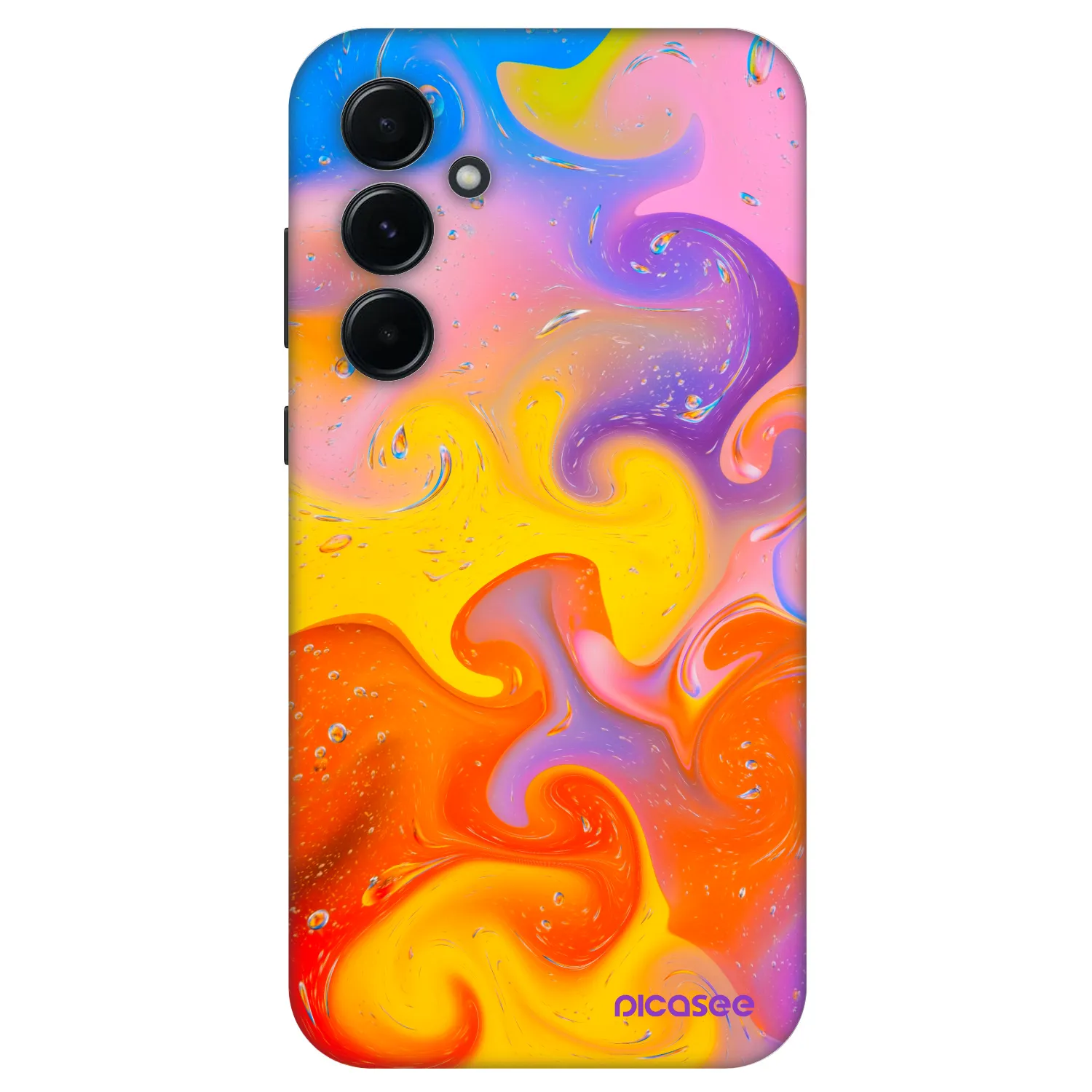 Picasee Fashion Case Samsung Galaxy A55 5G A556B - Bubbles