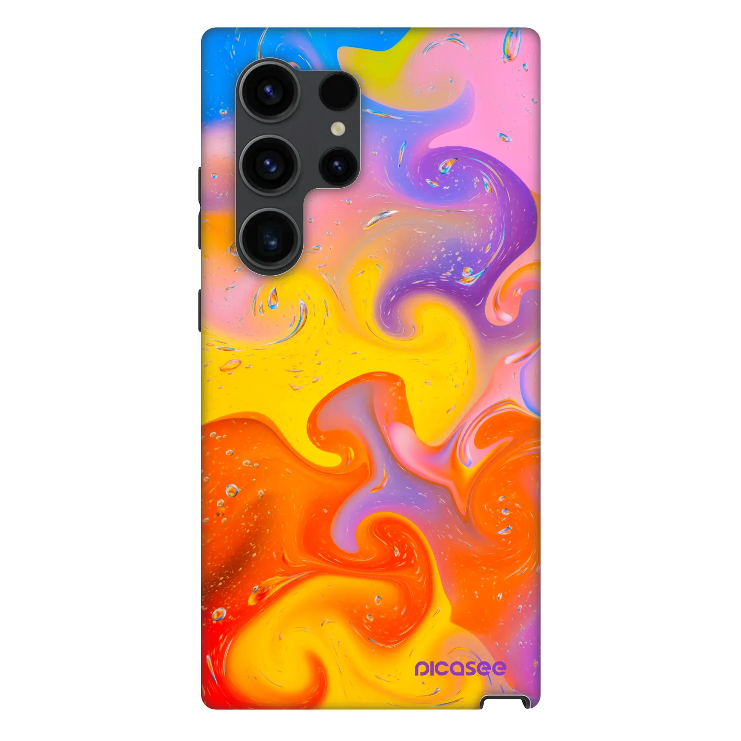 Picasee Fashion Case PowerShare pro Samsung Galaxy S24 Ultra S928B 5G - Bubbles