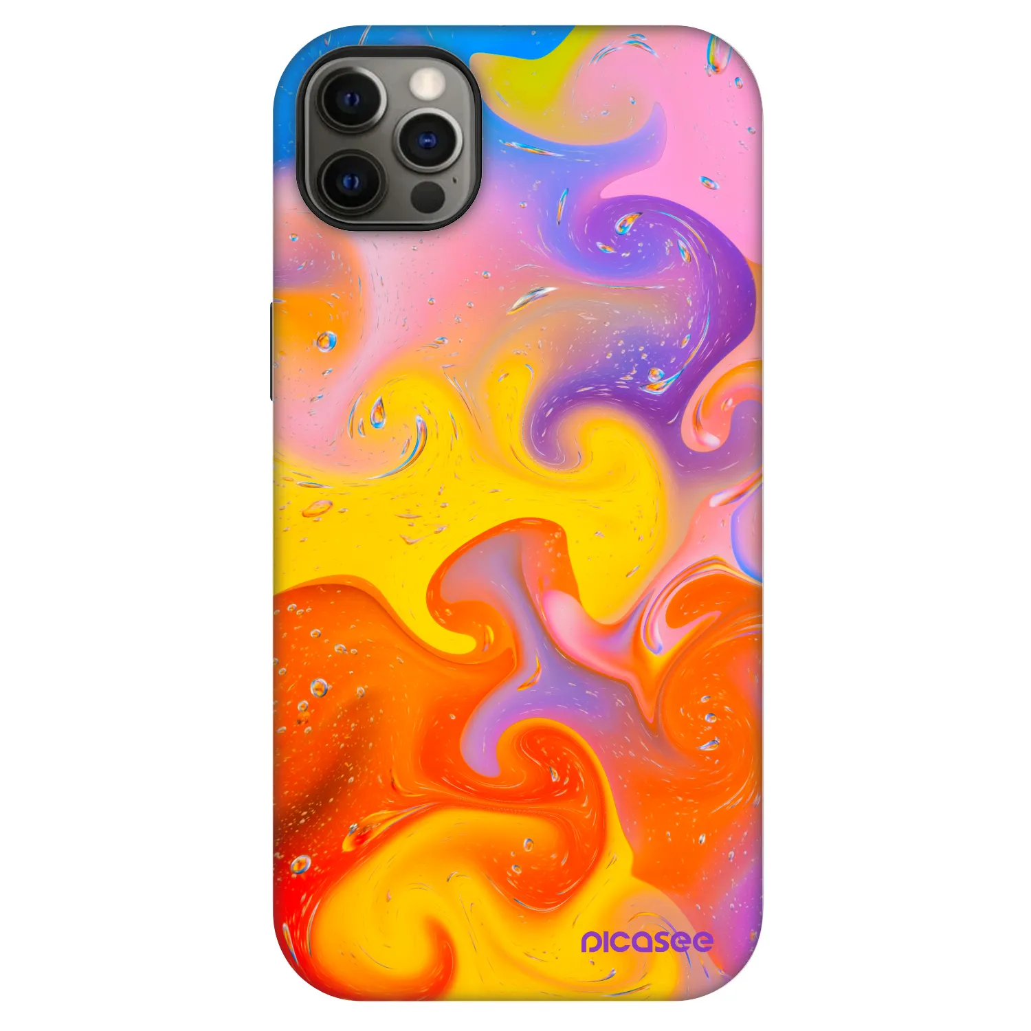 Picasee Fashion Case MagSafe Apple iPhone 12 Pro Max - Bubbles