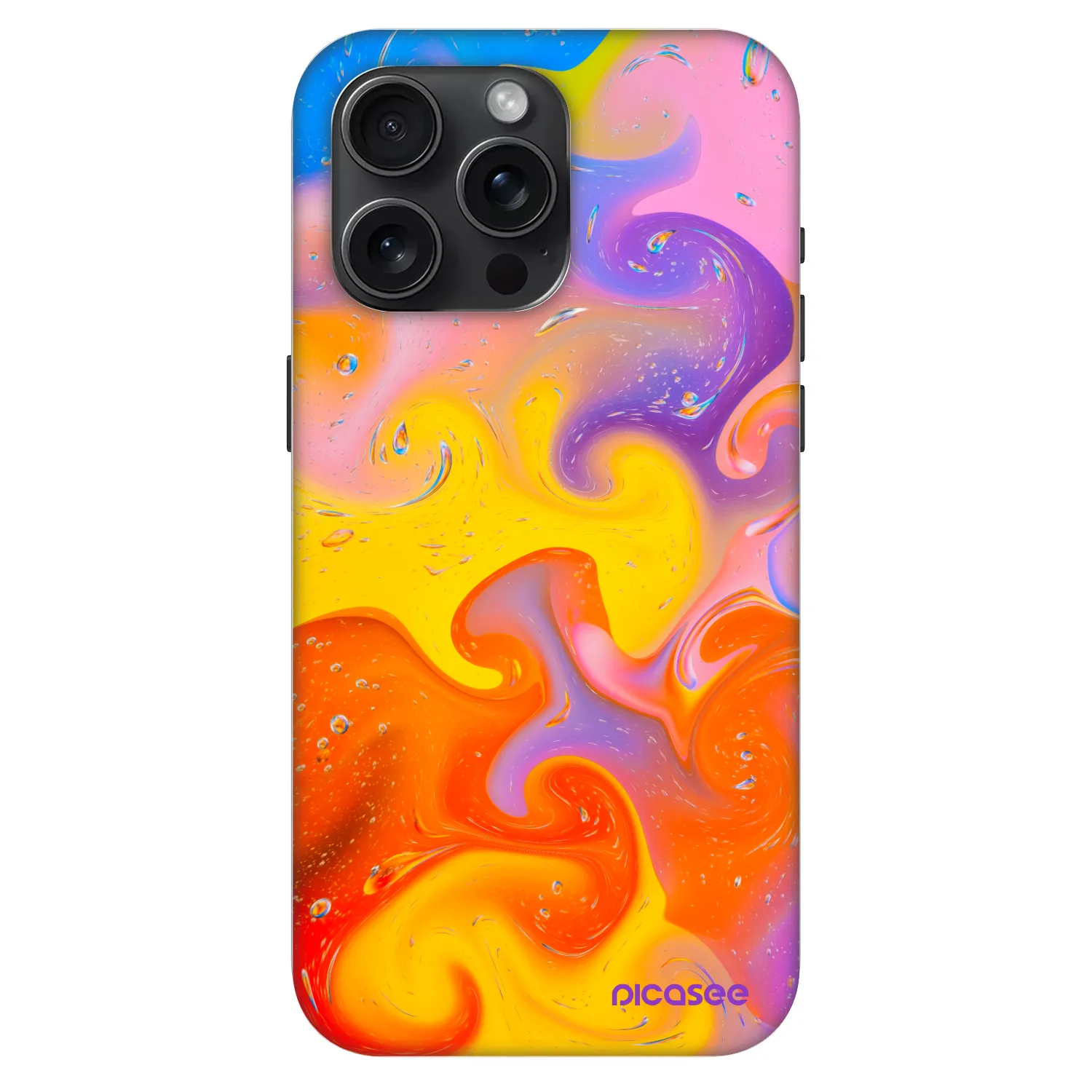 Picasee Fashion Case MagSafe Apple iPhone 15 Pro Max - Bubbles