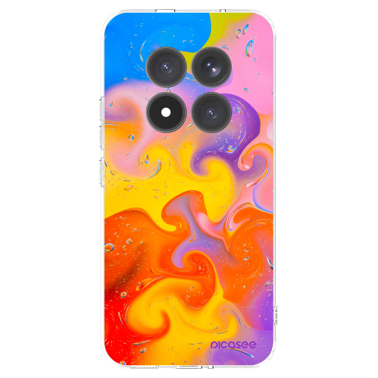 Picasee átlátszó szilikon tok az alábbi mobiltelefonokra Xiaomi Redmi Note 15 Pro+ - Bubbles