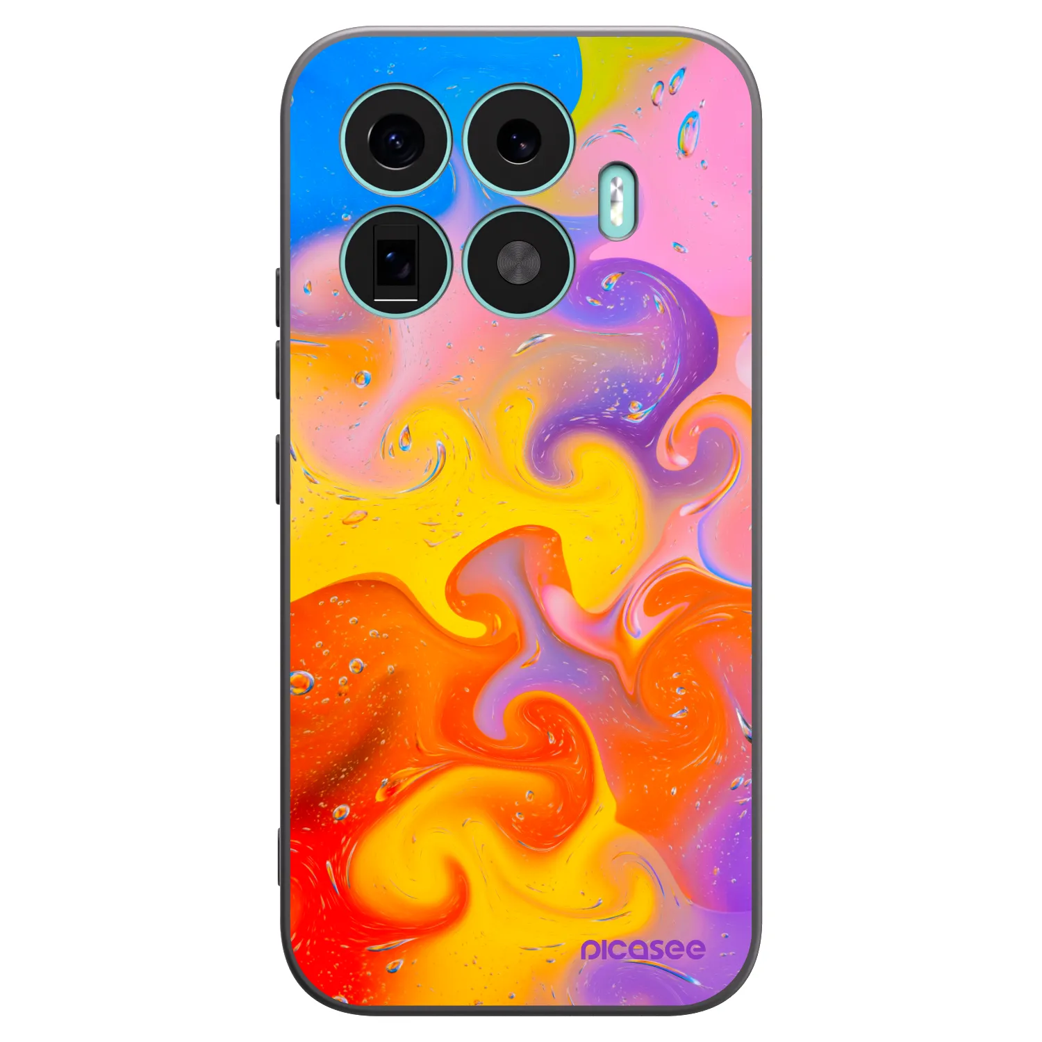 Picasee fekete szilikon tok az alábbi mobiltelefonokra Xiaomi 17T - Bubbles