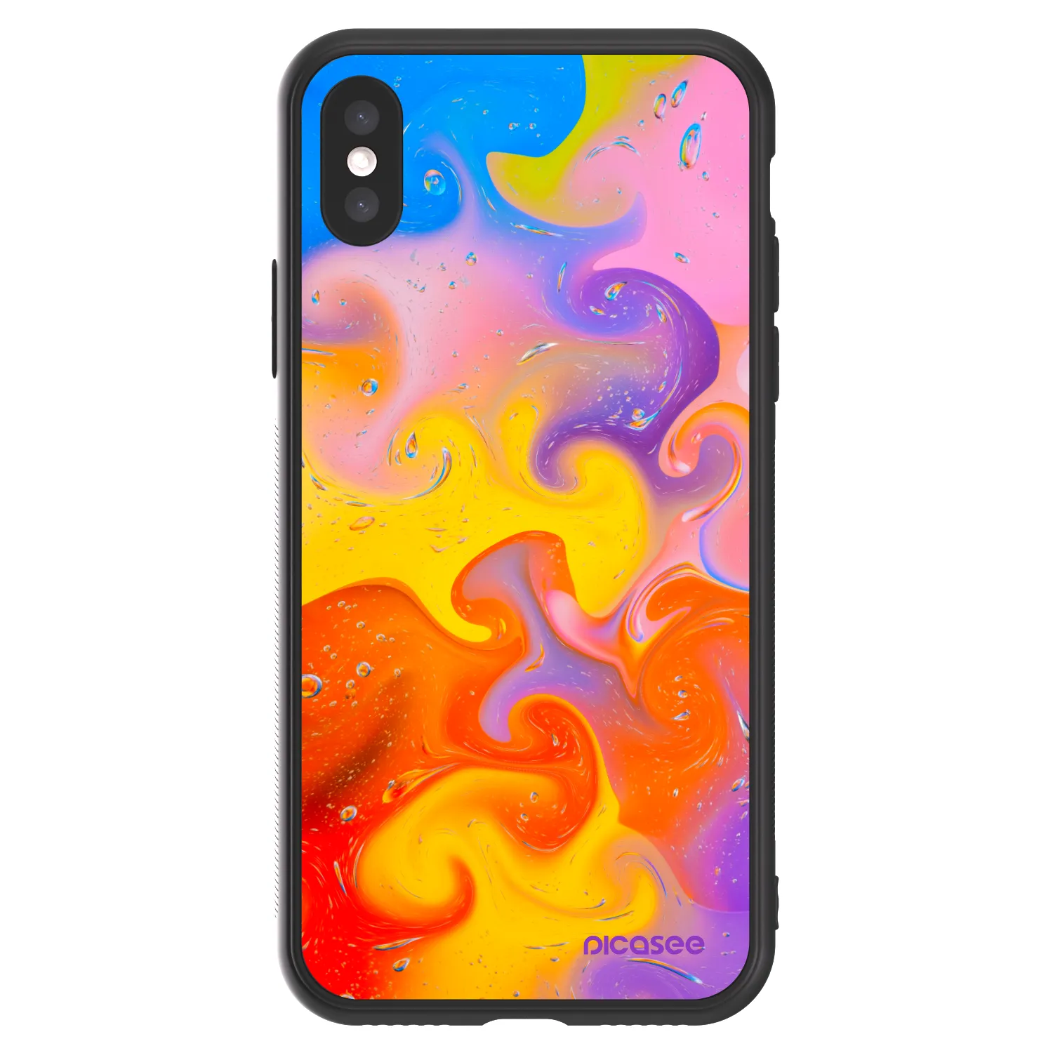Picasee ULTIMATE CASE Apple iPhone X/XS - készülékre - Bubbles