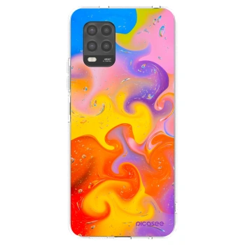 Picasee átlátszó szilikon tok az alábbi mobiltelefonokra Xiaomi Mi 10 Lite - Bubbles