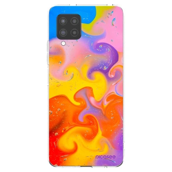 Picasee átlátszó szilikon tok az alábbi mobiltelefonokra Samsung Galaxy A42 A426B - Bubbles