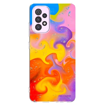 Picasee átlátszó szilikon tok az alábbi mobiltelefonokra Samsung Galaxy A32 5G A326B - Bubbles