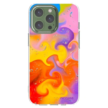 Picasee átlátszó szilikon tok az alábbi mobiltelefonokra Apple iPhone 13 Pro - Bubbles