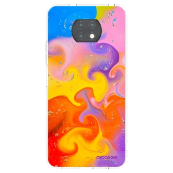 Picasee átlátszó szilikon tok az alábbi mobiltelefonokra Xiaomi Redmi Note 9T - Bubbles