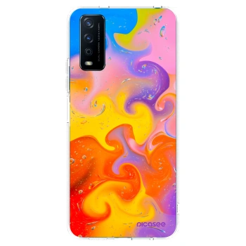 Picasee átlátszó szilikon tok az alábbi mobiltelefonokra Vivo Y11s - Bubbles