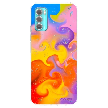 Picasee átlátszó szilikon tok az alábbi mobiltelefonokra Motorola Moto G60 - Bubbles