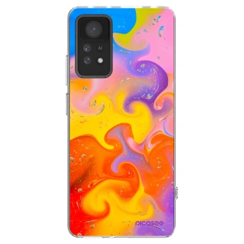 Picasee átlátszó szilikon tok az alábbi mobiltelefonokra Xiaomi Redmi Note 11 Pro 5G - Bubbles