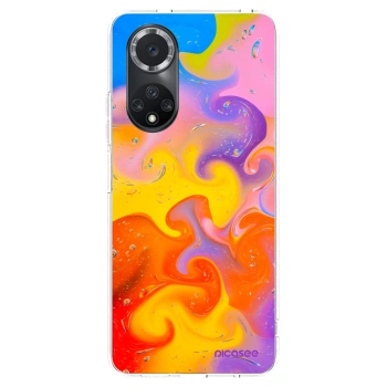 Picasee átlátszó szilikon tok az alábbi mobiltelefonokra Huawei Nova 9 SE - Bubbles