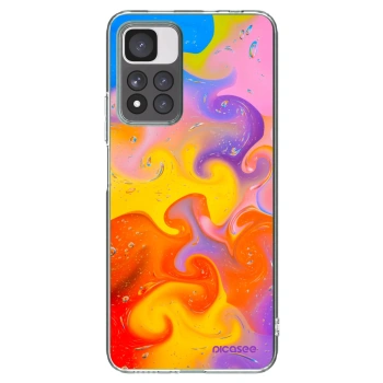 Picasee átlátszó szilikon tok az alábbi mobiltelefonokra Xiaomi Redmi Note 11 Pro+ 5G - Bubbles