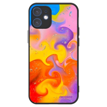 Picasee ULTIMATE CASE MagSafe Apple iPhone 12 mini - készülékre - Bubbles