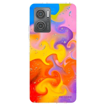 Picasee átlátszó szilikon tok az alábbi mobiltelefonokra Xiaomi Redmi 10 5G - Bubbles