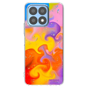 Picasee átlátszó szilikon tok az alábbi mobiltelefonokra Honor X8a - Bubbles