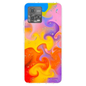 Picasee átlátszó szilikon tok az alábbi mobiltelefonokra Motorola Moto G72 - Bubbles