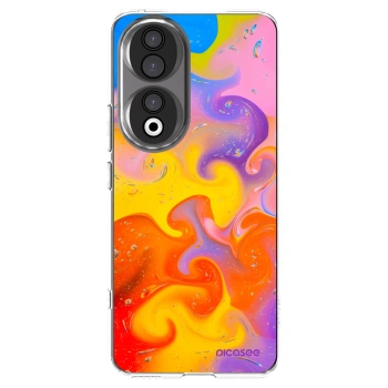 Picasee átlátszó szilikon tok az alábbi mobiltelefonokra Honor 90 5G - Bubbles