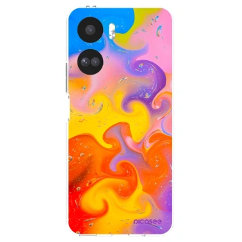 Picasee átlátszó szilikon tok az alábbi mobiltelefonokra Honor 90 Lite 5G - Bubbles