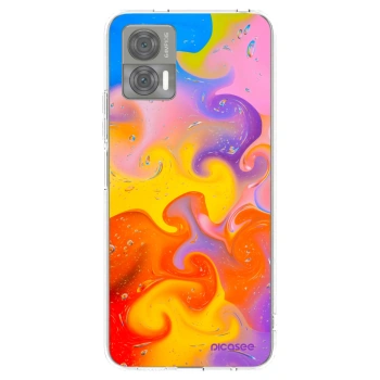 Picasee átlátszó szilikon tok az alábbi mobiltelefonokra Motorola Edge 30 Neo - Bubbles