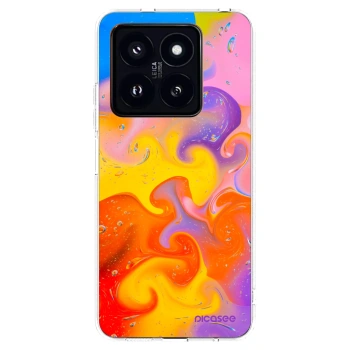 Picasee átlátszó szilikon tok az alábbi mobiltelefonokra Xiaomi 14 Pro - Bubbles