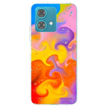 Picasee átlátszó szilikon tok az alábbi mobiltelefonokra Motorola Edge 40 Neo - Bubbles