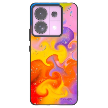 Picasee fekete szilikon tok az alábbi mobiltelefonokra Xiaomi Redmi Note 13 Pro 5G - Bubbles