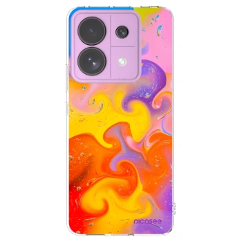 Picasee átlátszó szilikon tok az alábbi mobiltelefonokra Xiaomi Redmi Note 13 Pro 5G - Bubbles